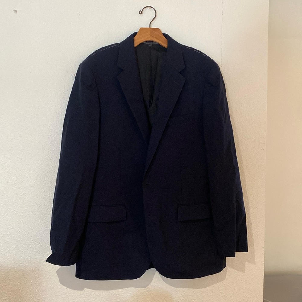 J Crew men’s sports jacket, navy